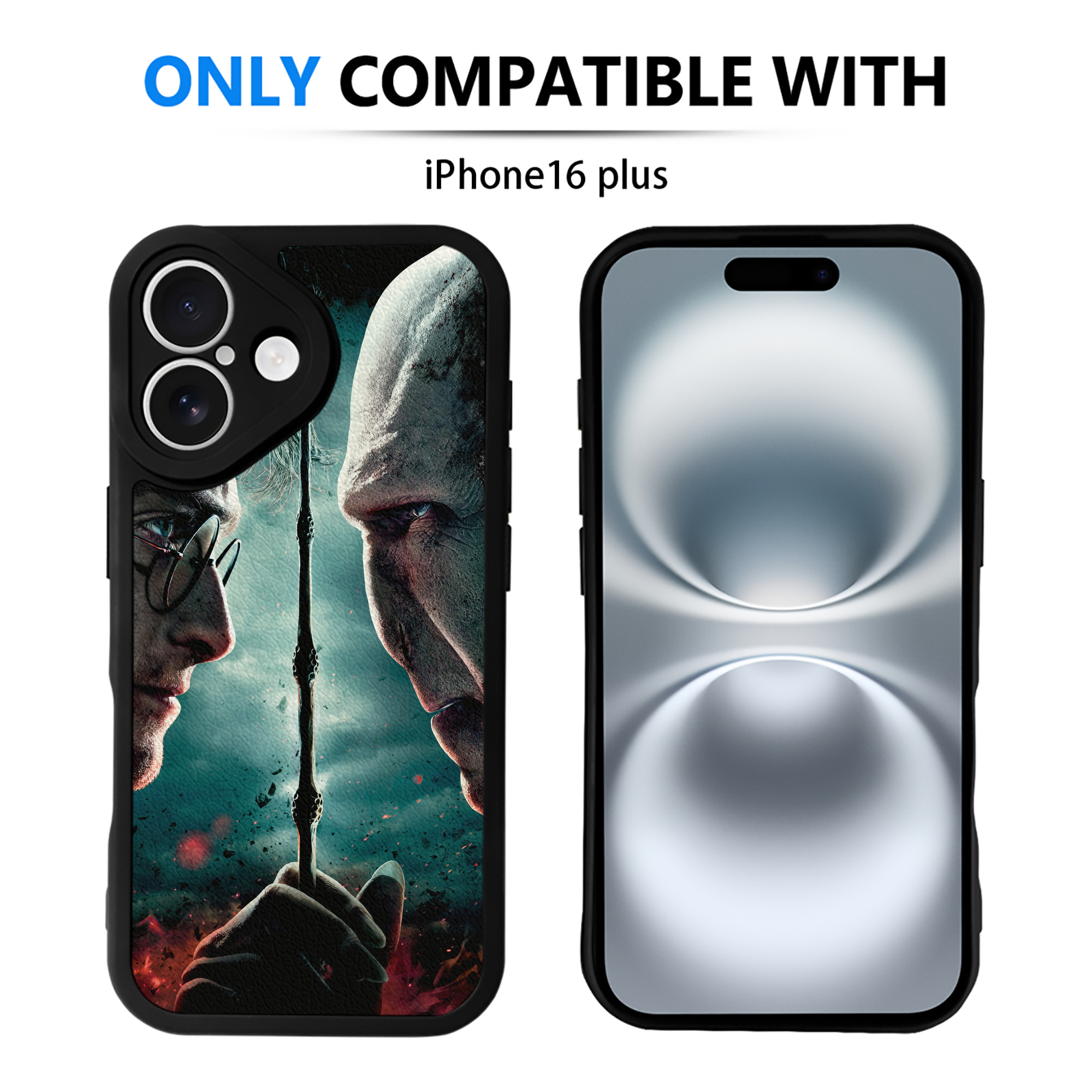 （画像用） Harry Potter ハリー・ポッターシリーズ 【iPhone 16シリーズ対応】シリコンスマホケース（レザー調） 材質：シリコン